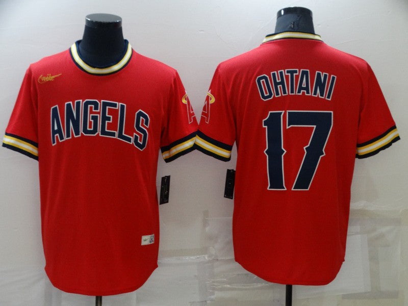 Men’s Los Angeles Angels Shohei Ohtani #17 Red Jersey