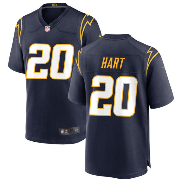 Men’s Los Angeles Chargers #20 Cam Hart Nike Navy Alternate Vapor Limited Player Jersey