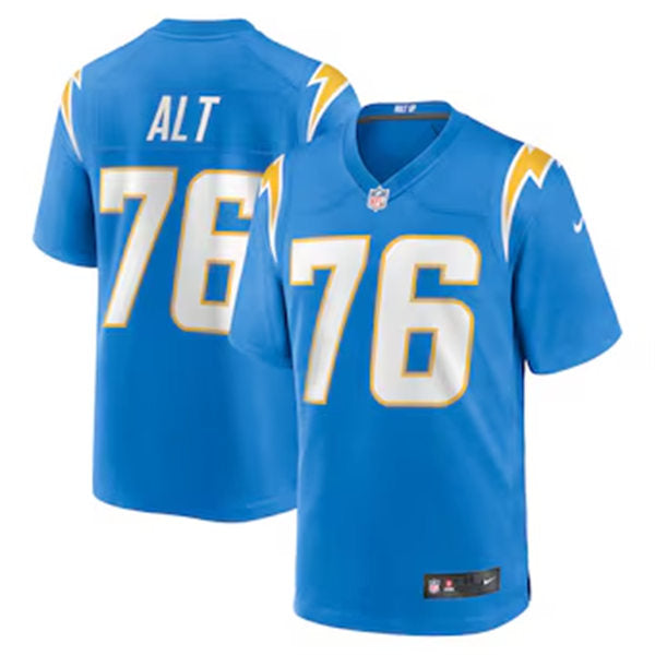 Men’s Los Angeles Chargers #76 Joe Alt Nike Powder Blue Vapor Limited Player Jersey