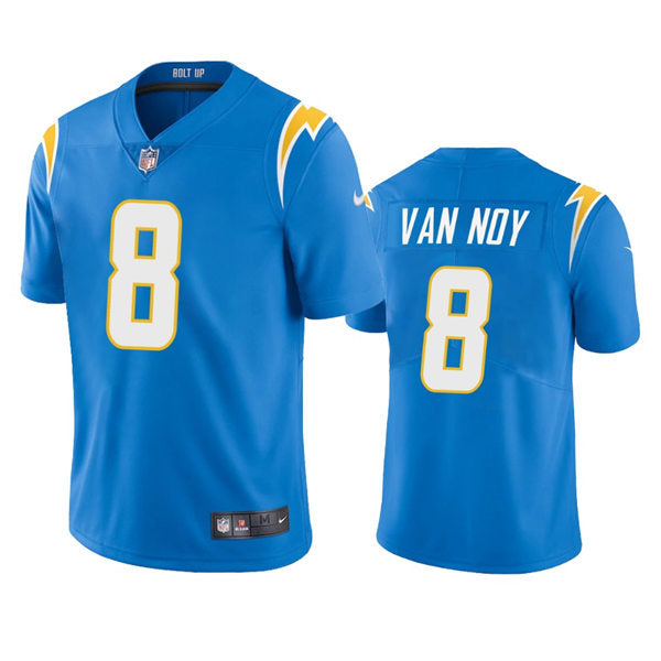 Men’s Los Angeles Chargers #8 Kyle Van Noy Powder Blue Vapor Limited Player Jersey
