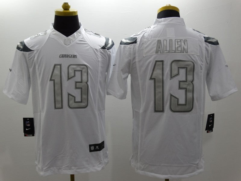 Men’s Los Angeles Chargers Keenan Allen #13 White Jersey
