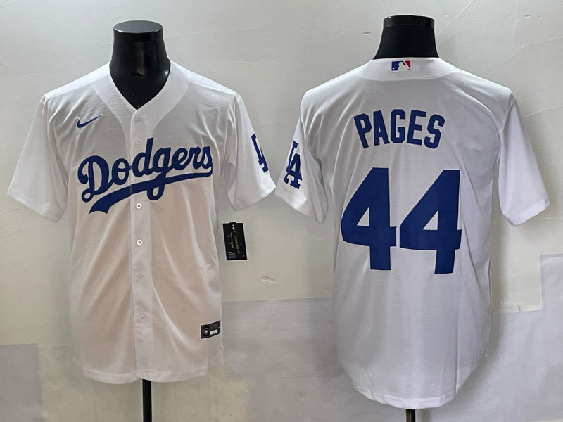 Men’s Los Angeles Dodgers Andy Pages #44 White Limited Jersey