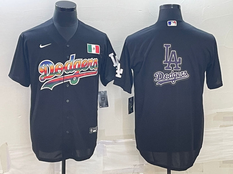 Men’s Los Angeles Dodgers Black Blank Jersey