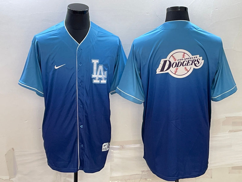 Men’s Los Angeles Dodgers Blue Authentic Patch Jersey