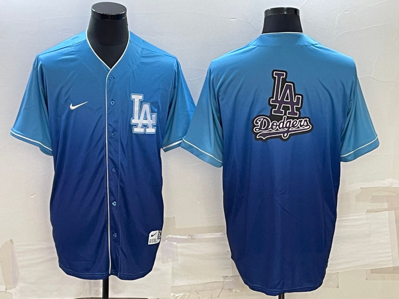 Men’s Los Angeles Dodgers Blue Blank Jersey