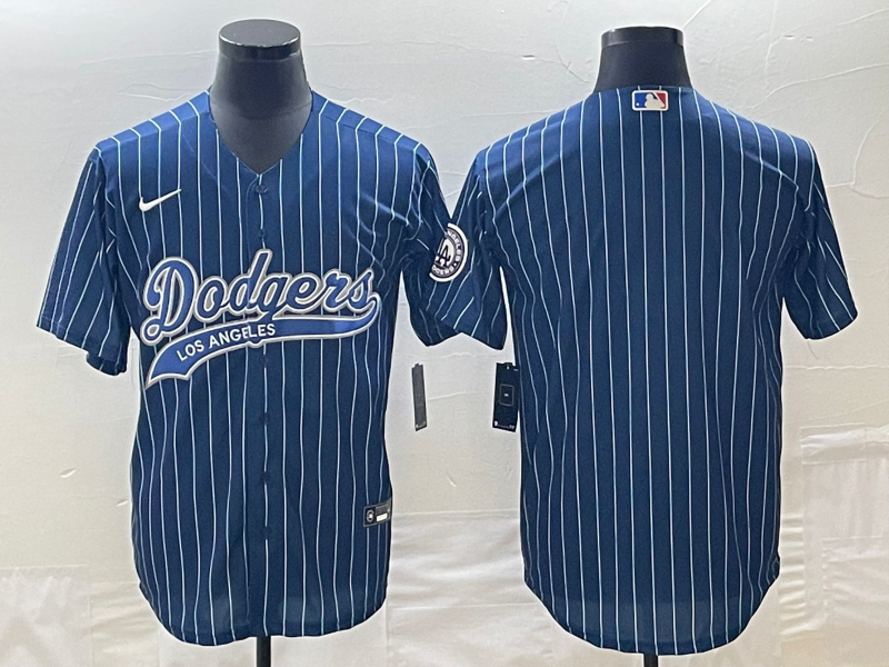 Men’s Los Angeles Dodgers Blue Blank Jersey Joint Edition