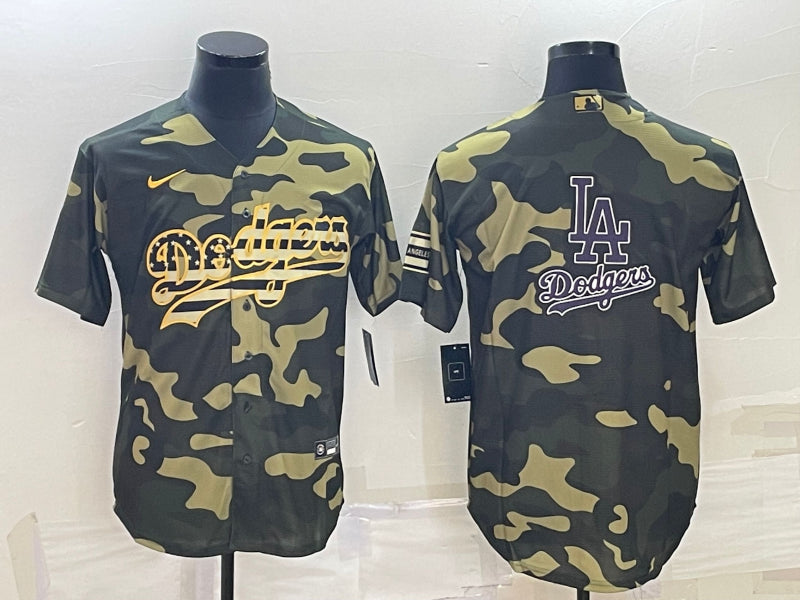 Men’s Los Angeles Dodgers Camouflage Baseball Jersey
