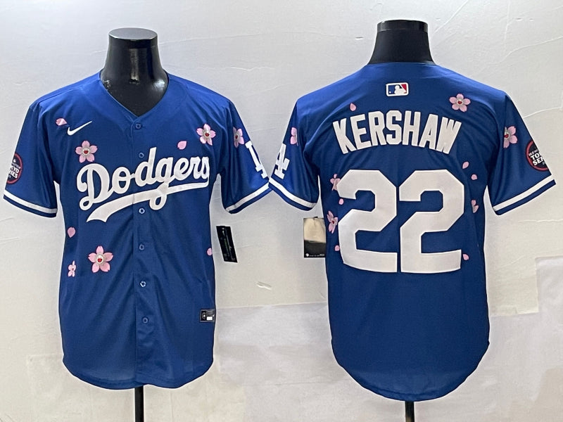 Men’s Los Angeles Dodgers Clayton Kershaw #22 Royal Jersey