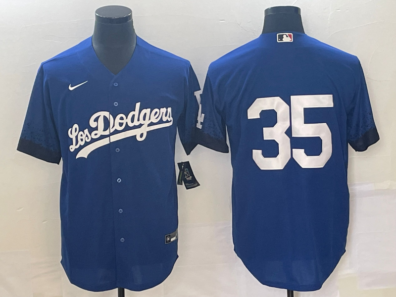 Men’s Los Angeles Dodgers Cody Bellinger #35 Royal City Connect Jersey