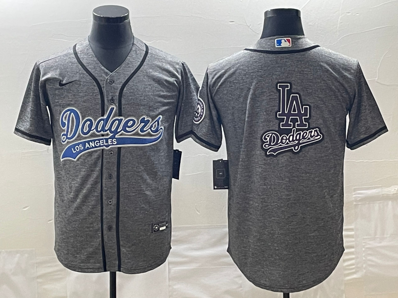 Men’s Los Angeles Dodgers Gray Joint Edition Team Jersey