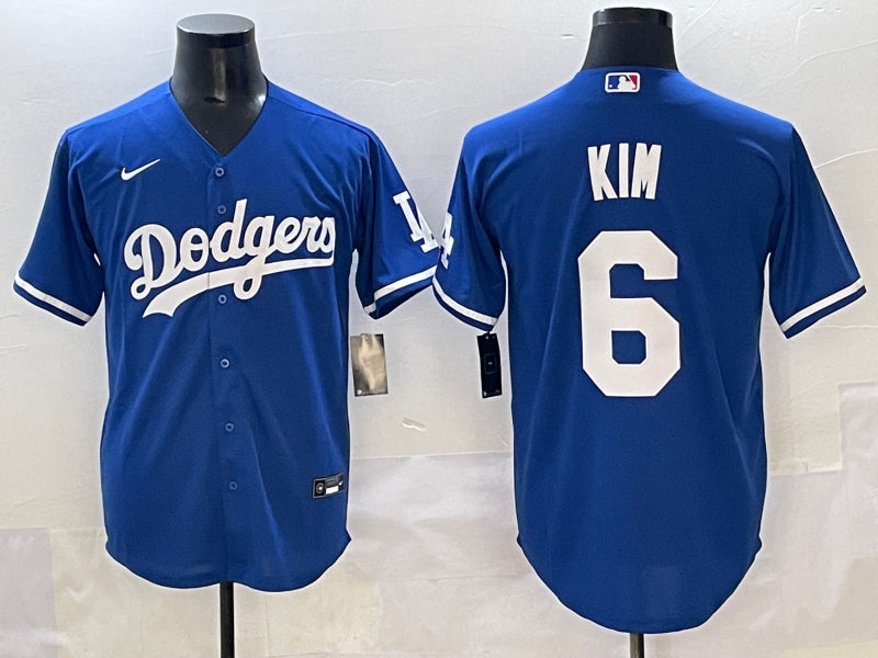 Men’s Los Angeles Dodgers Hyeseong Kim #6 Royal Jersey