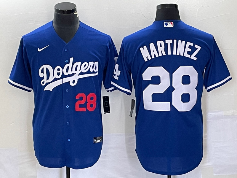Men’s Los Angeles Dodgers J.D. Martinez #28 Royal Jersey