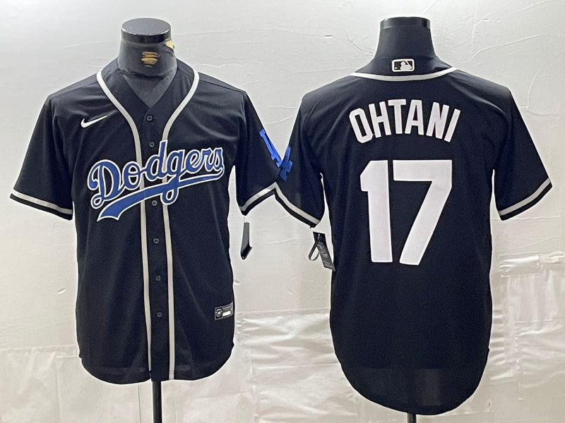 Men’s Los Angeles Dodgers Joe Kelly #17 Black Jersey