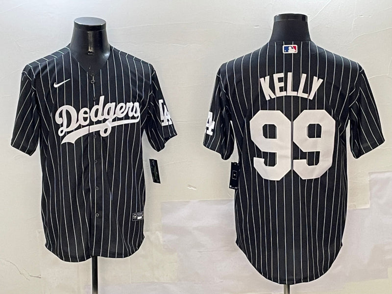 Men’s Los Angeles Dodgers Joe Kelly #99 Black Alternate Limited Jersey