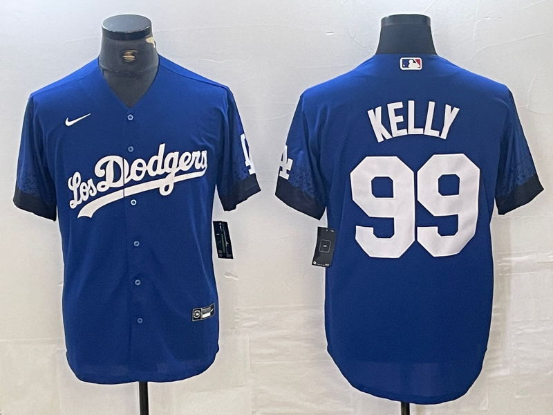 Men’s Los Angeles Dodgers Joe Kelly #99 Blue Jersey