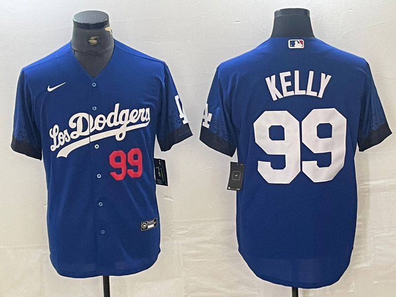 Men’s Los Angeles Dodgers Joe Kelly #99 Blue Jersey