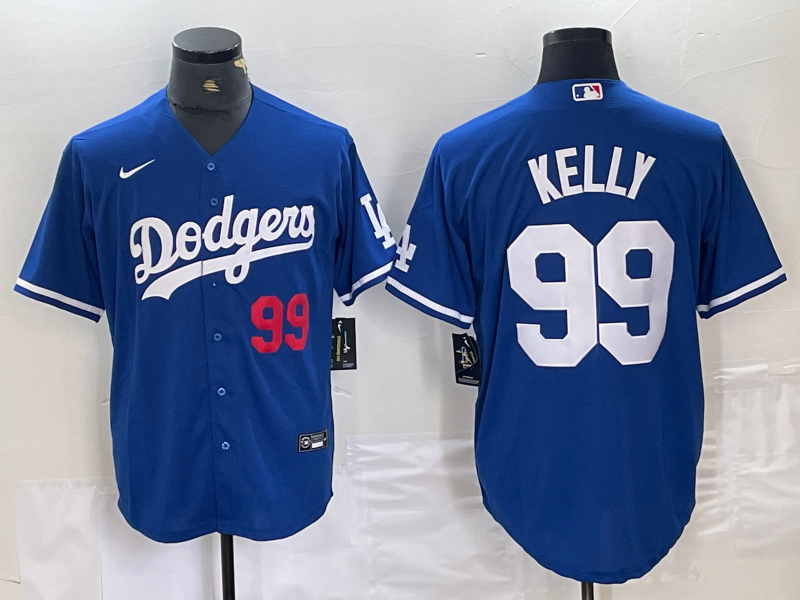 Men’s Los Angeles Dodgers Joe Kelly #99 Blue Jersey