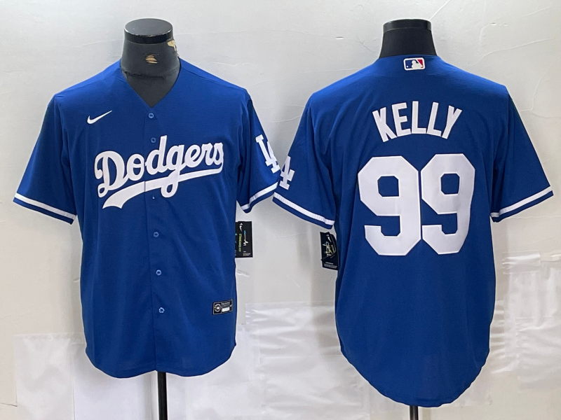 Men’s Los Angeles Dodgers Joe Kelly #99 Blue Jersey