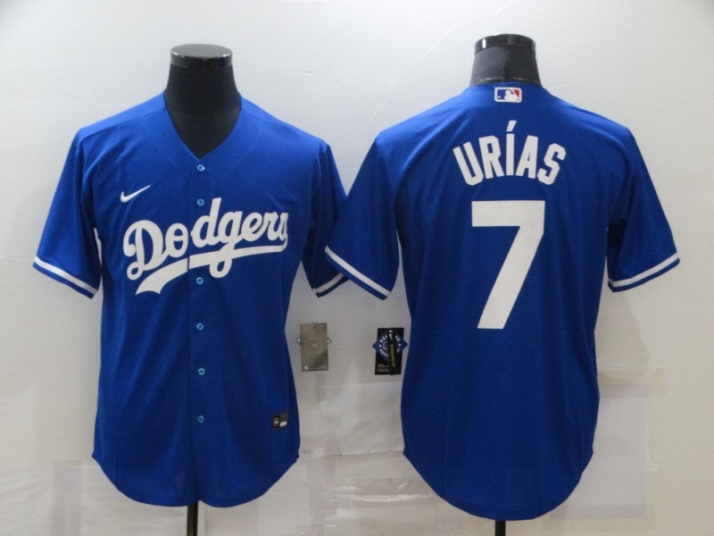 Men’s Los Angeles Dodgers Julio Urias #7 Blue Baseball Jersey