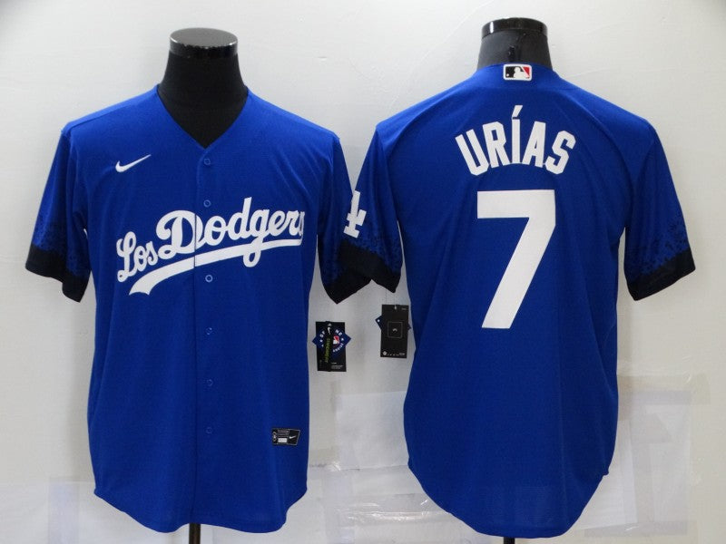 Men’s Los Angeles Dodgers Julio Urias #7 Blue Jersey