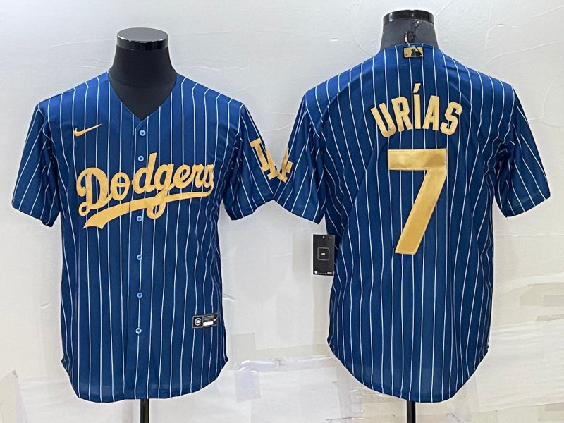 Men’s Los Angeles Dodgers Julio Urias #7 Blue Jersey