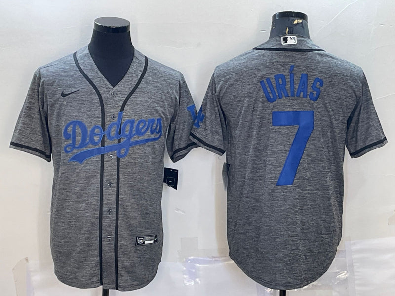 Men’s Los Angeles Dodgers Julio Urias Gray Jersey