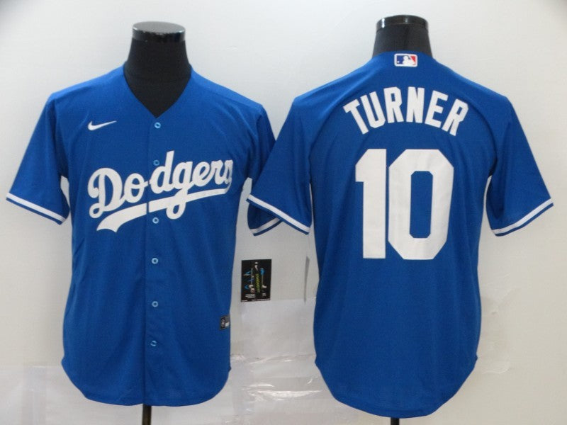 Men’s Los Angeles Dodgers Justin Turner #10 Blue Baseball Jersey