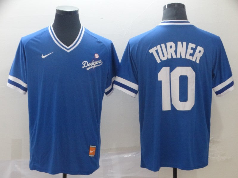 Men’s Los Angeles Dodgers Justin Turner #10 Blue Jersey