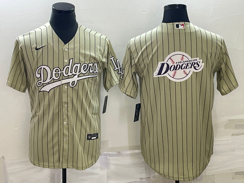 Men’s Los Angeles Dodgers khaki Jersey