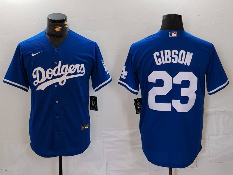 Men’s Los Angeles Dodgers Kirk Gibson #23 Royal Jersey