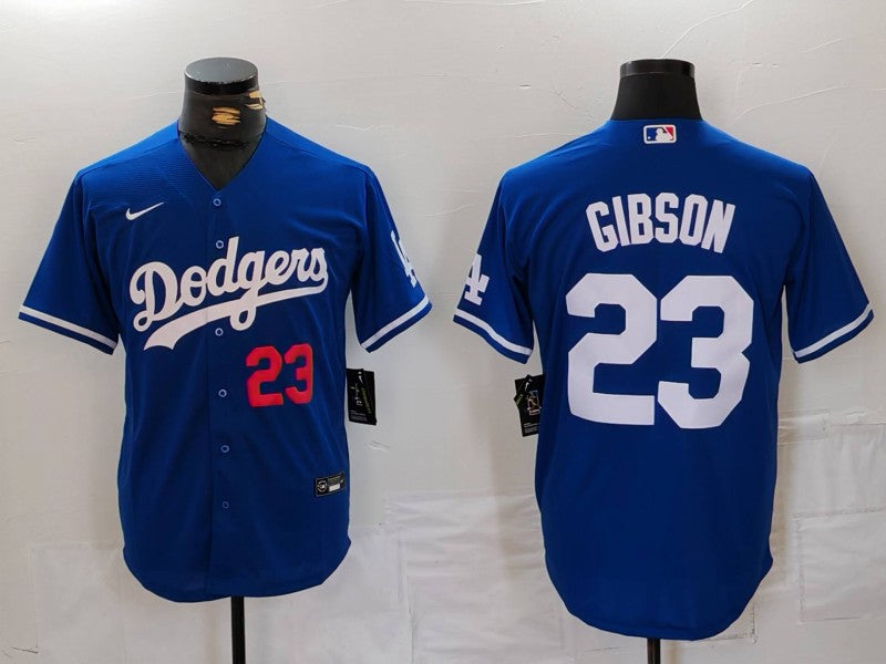 Men’s Los Angeles Dodgers Kirk Gibson #23 Royal Limited Jersey