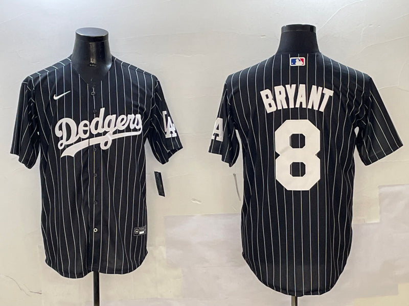 Men’s Los Angeles Dodgers Kobe Bryant #8 Black Alternate Limited Jersey