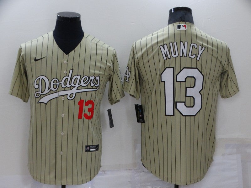 Men’s Los Angeles Dodgers Max Muncy #13 Gold Baseball Jersey