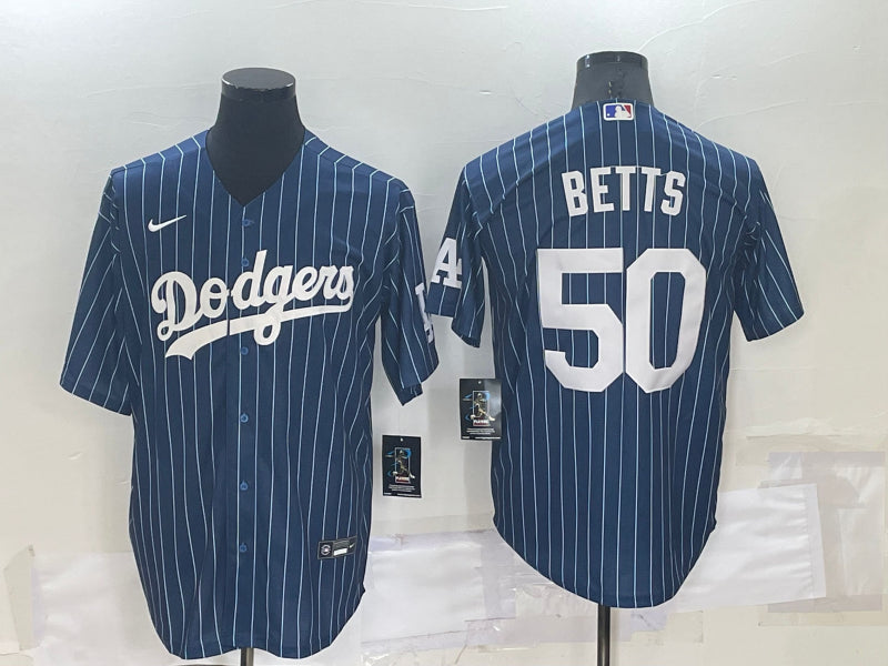 Men’s Los Angeles Dodgers Mookie Betts #50 Blue Baseball Jersey