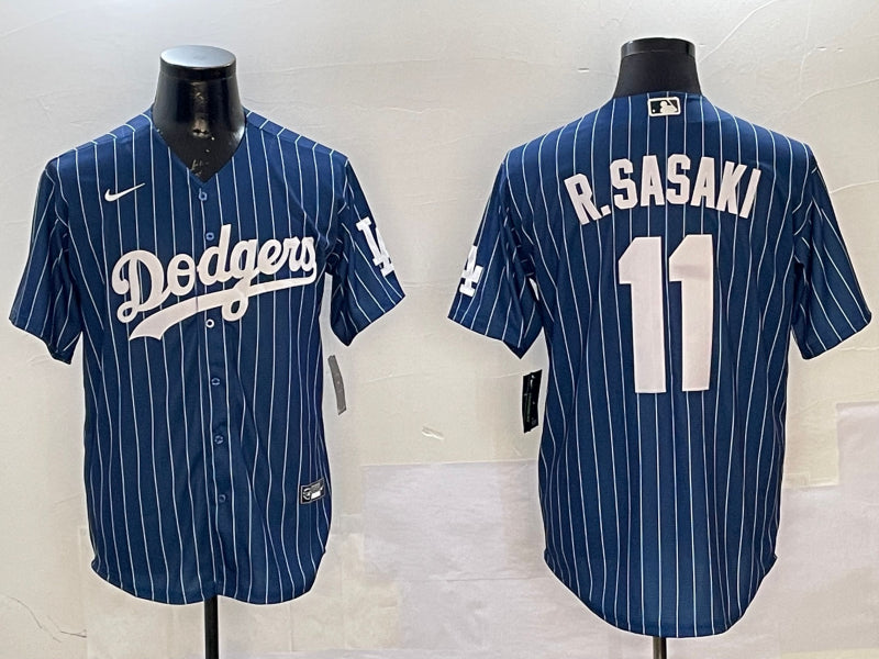 Men’s Los Angeles Dodgers Roki Sasaki #11 Royal Jersey