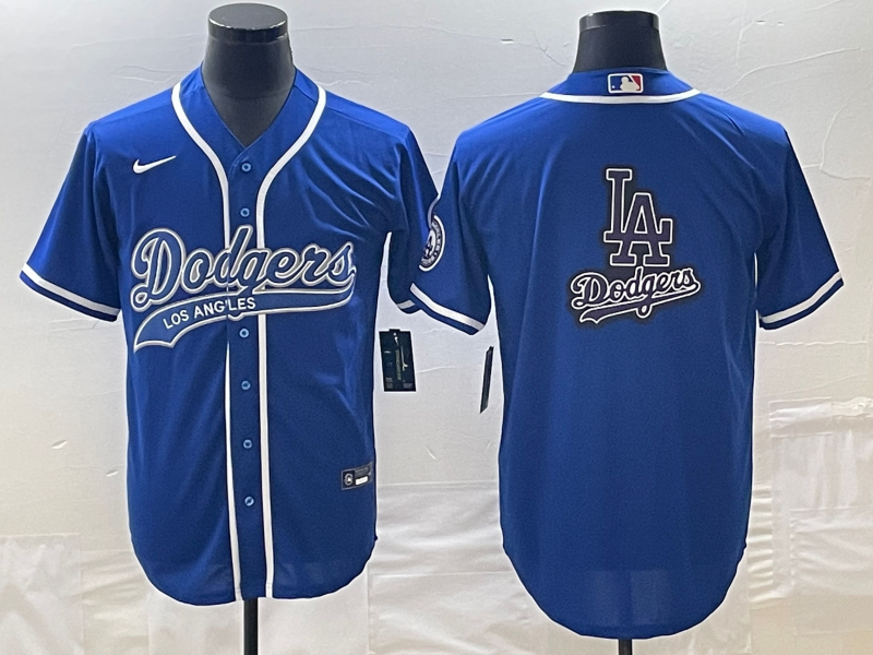 Men’s Los Angeles Dodgers Royal Team Jersey Joint Edition