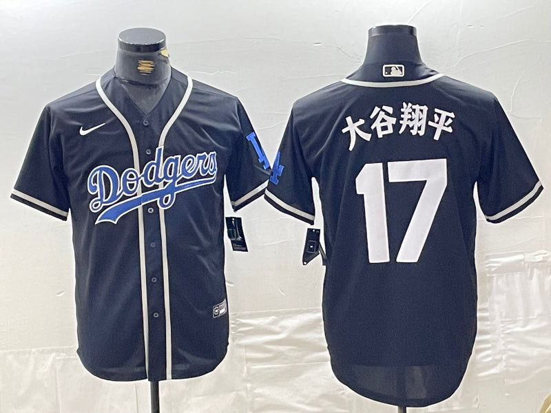 Men’s Los Angeles Dodgers Shohei Ohtani #17 Black Alternate Team Jersey