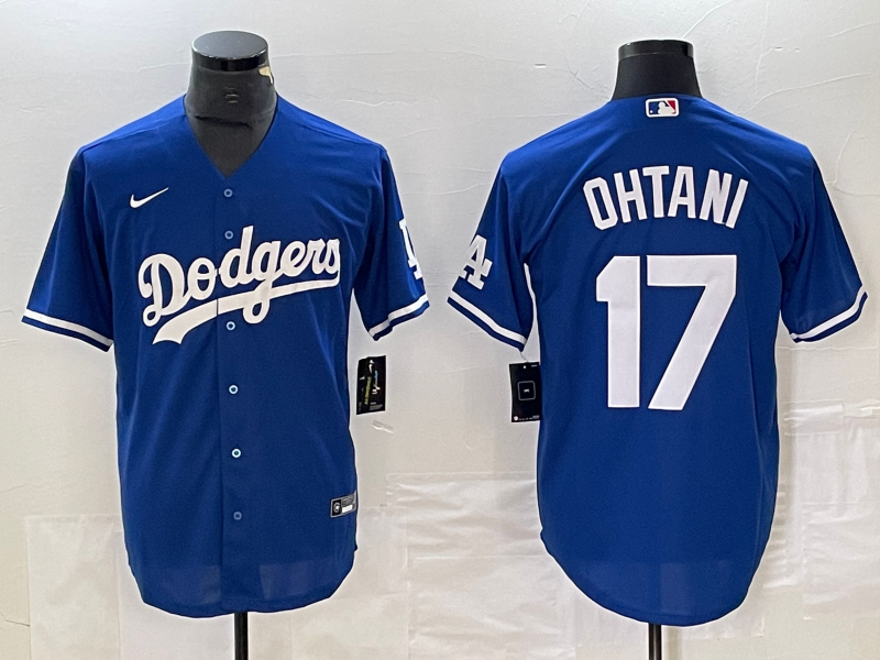 Men’s Los Angeles Dodgers Shohei Ohtani #17 Blue Jersey