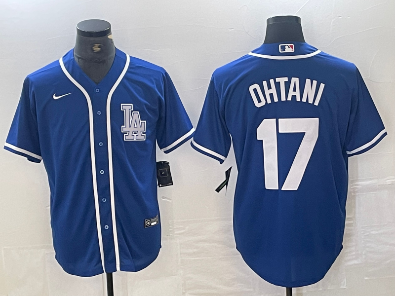 Men’s Los Angeles Dodgers Shohei Ohtani #17 Blue Limited Jersey