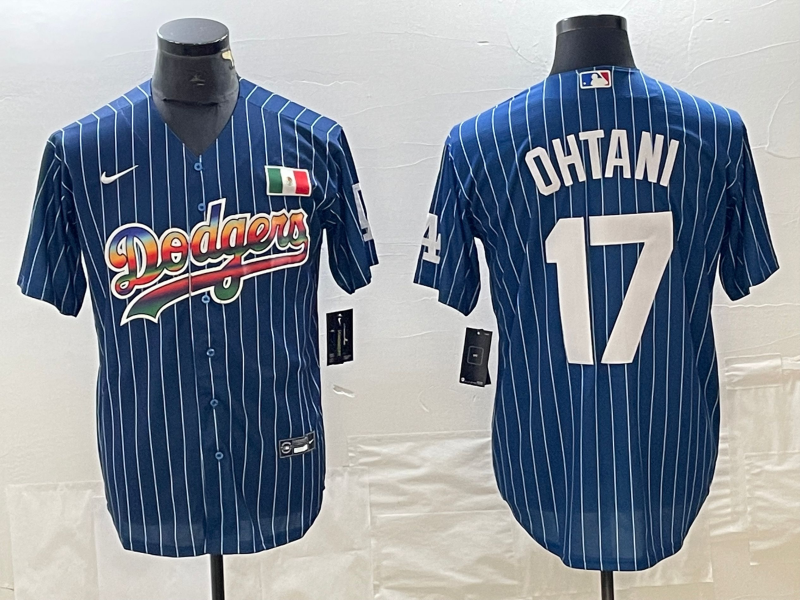 Men’s Los Angeles Dodgers Shohei Ohtani #17 Royal Alternate Jersey