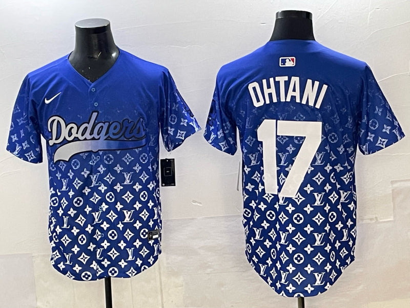 Men’s Los Angeles Dodgers Shohei Ohtani #17 Royal Alternate Jersey