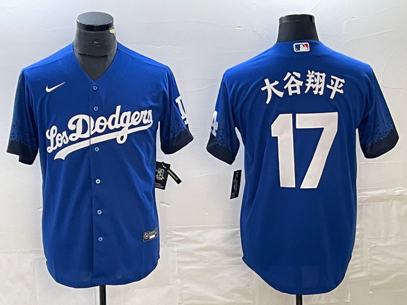 Men’s Los Angeles Dodgers Shohei Ohtani #17 Royal Jersey