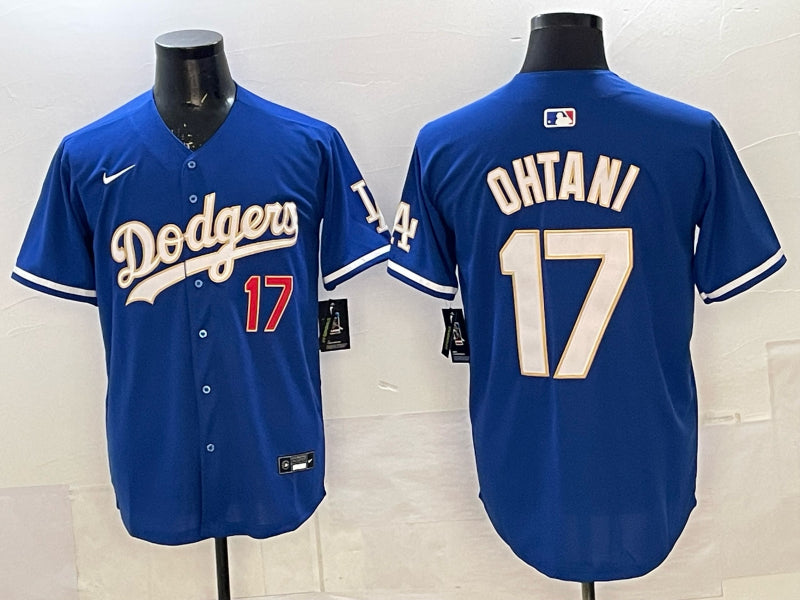 Men’s Los Angeles Dodgers Shohei Ohtani #17 Royal Limited Jersey