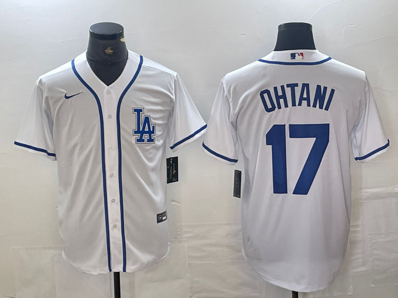 Men’s Los Angeles Dodgers Shohei Ohtani #17 White Alternate Limited Jersey