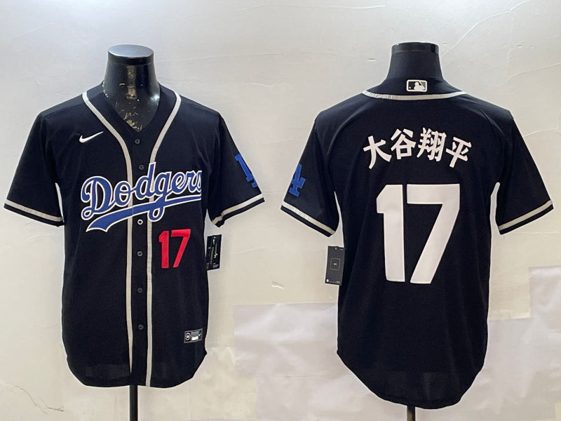Men’s Los Angeles Dodgers Shohei Ohtani Black Alternate Jersey