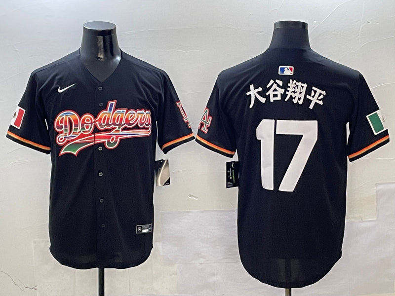 Men’s Los Angeles Dodgers Shohei Ohtani Black Alternate Team Jersey