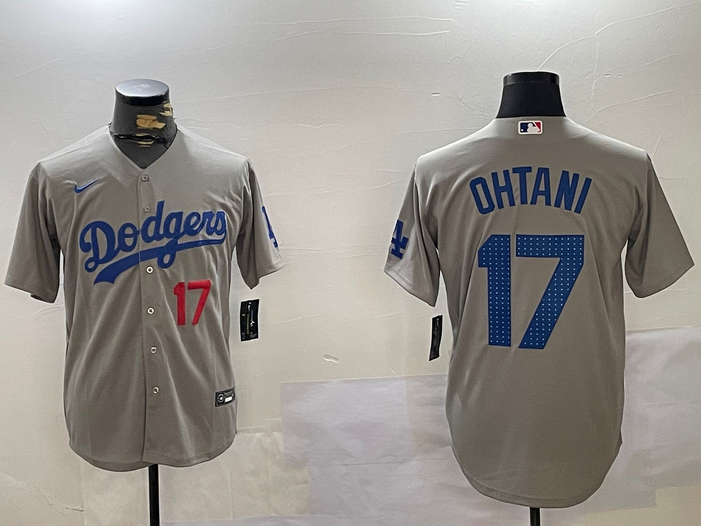 Men’s Los Angeles Dodgers Shohei Ohtani Gray Jersey