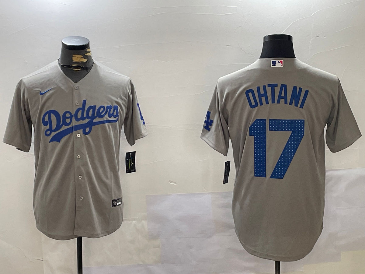 Men’s Los Angeles Dodgers Shohei Ohtani Gray Jersey