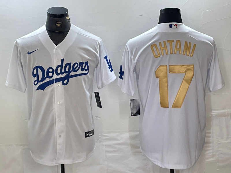 Men’s Los Angeles Dodgers Shohei Ohtani White Jersey
