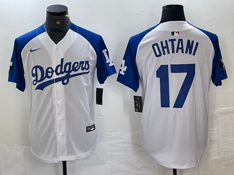 Men’s Los Angeles Dodgers Shohei Ohtani White Limited Jersey